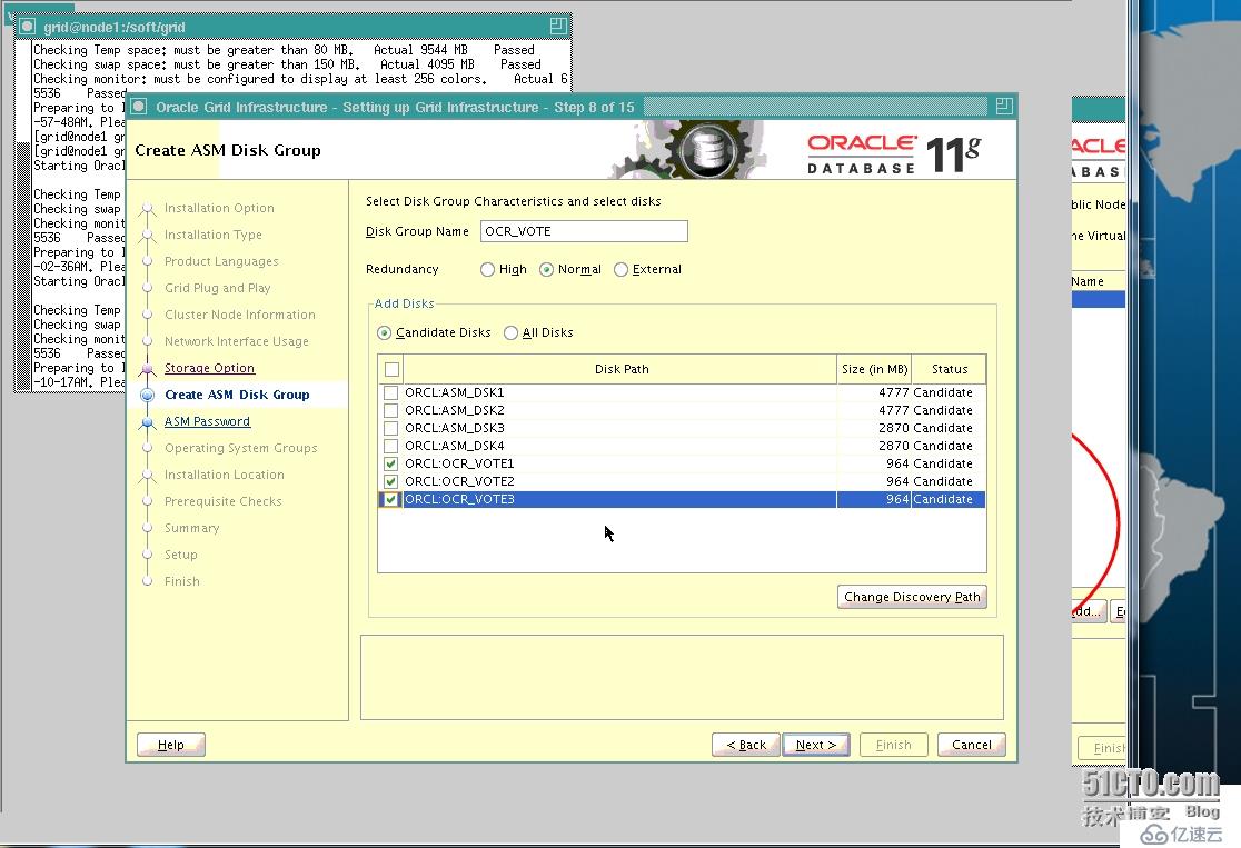 Oracle 11gR2构建RAC之（4）--安装GI