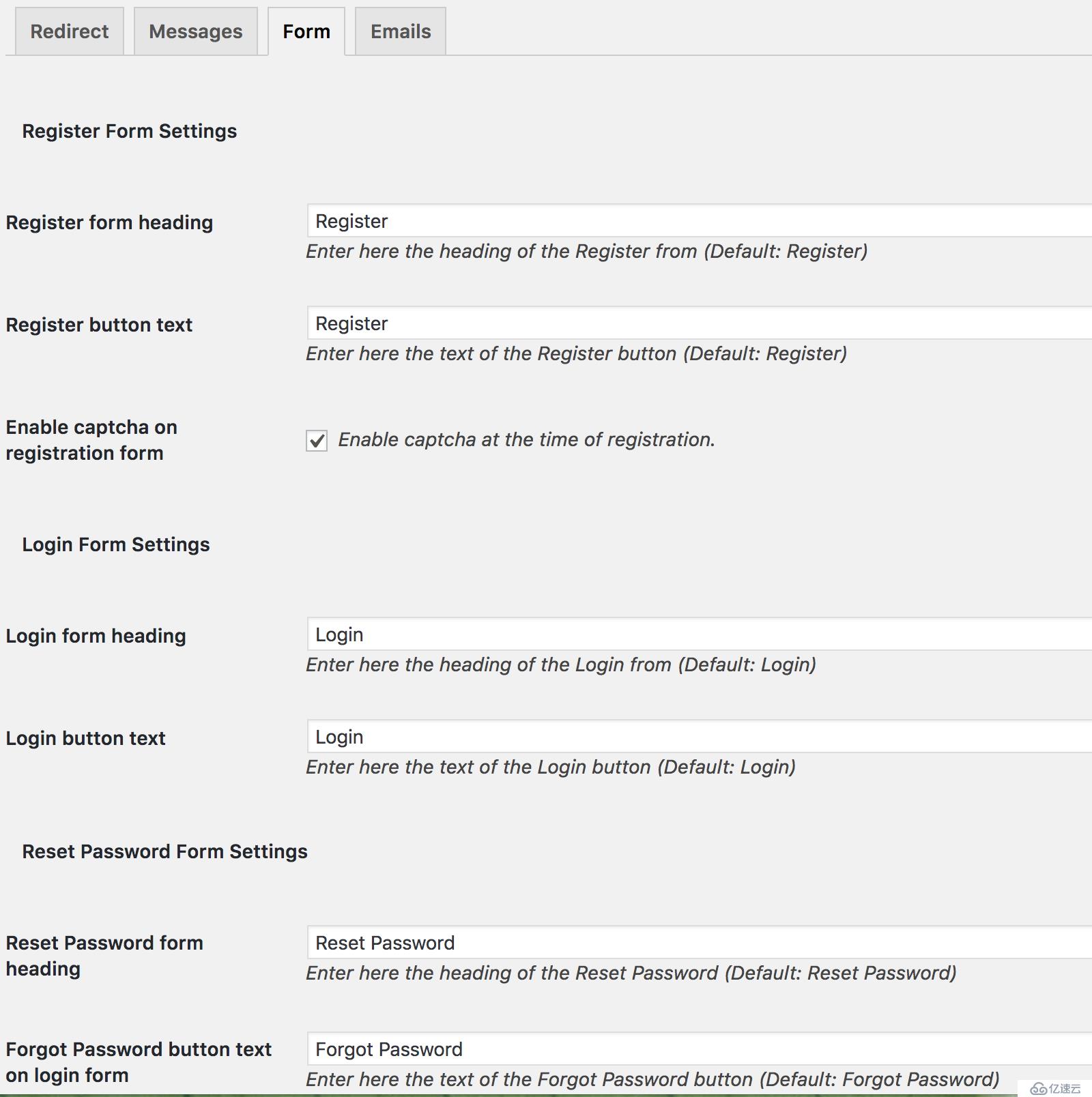 WordPress开发之WP Custom Register Login插件试用