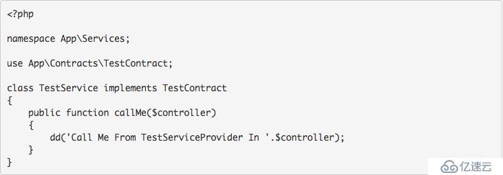 Laravel中怎么利用Provider 创建 Service