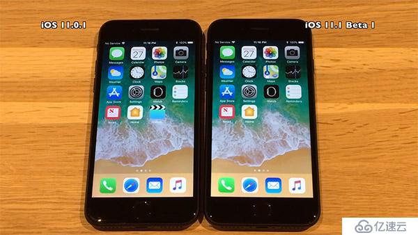 iOS 11.1Beta與11.0.1比速度 提高不明顯