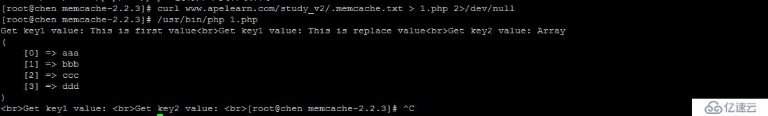 Memcached安装和PHP连接Memcached 