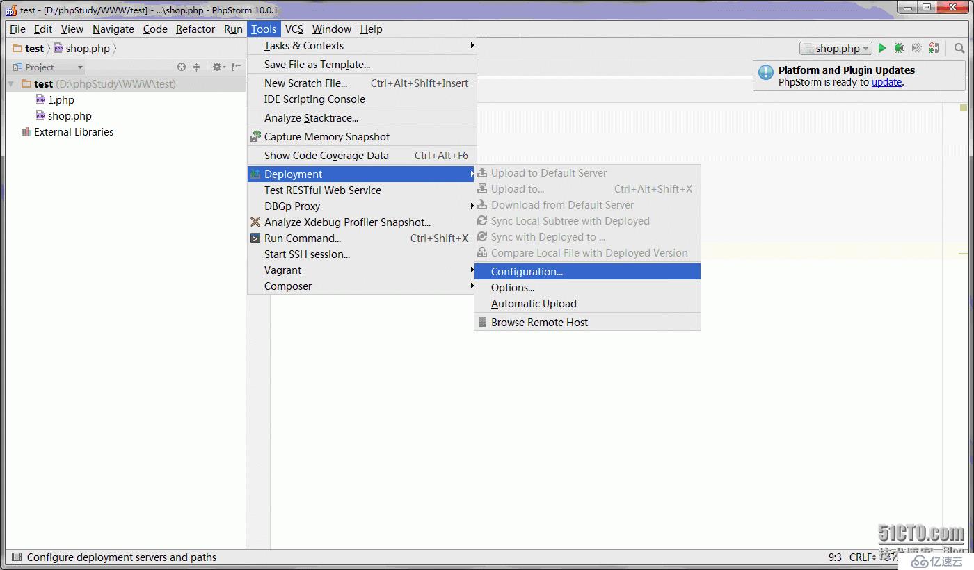 PhpStorm_10.0.1 端口、编码、字体、路径设置