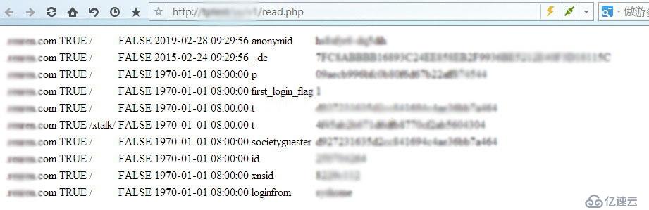 PHP CURL获取cookies模拟登录的方法