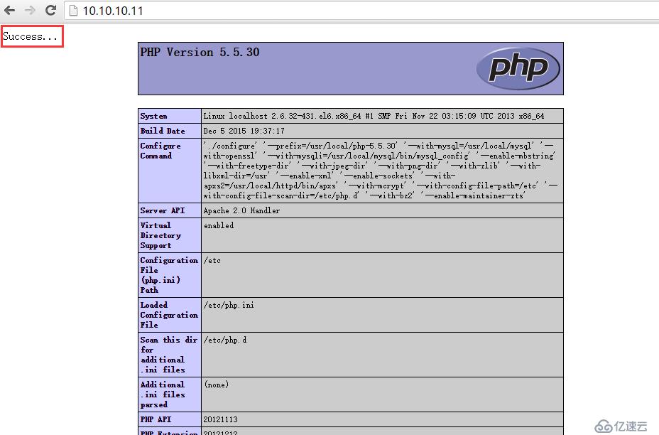 编译安装LAMP实现PHP作为模块、FastCGI分离等方式