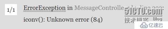 PHP iconv(): Unknown error (84)