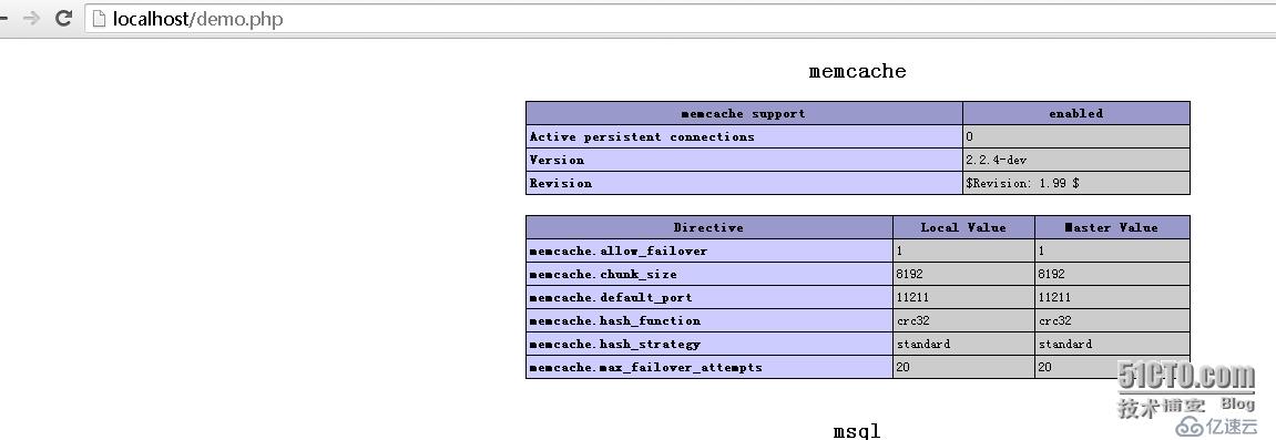 php安装使用memcached