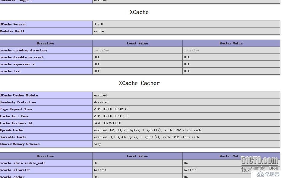 安装XCache实现对php加速