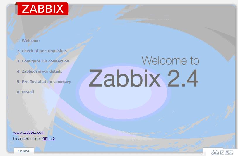 zabbix初始化设置时无法到DB配置页面