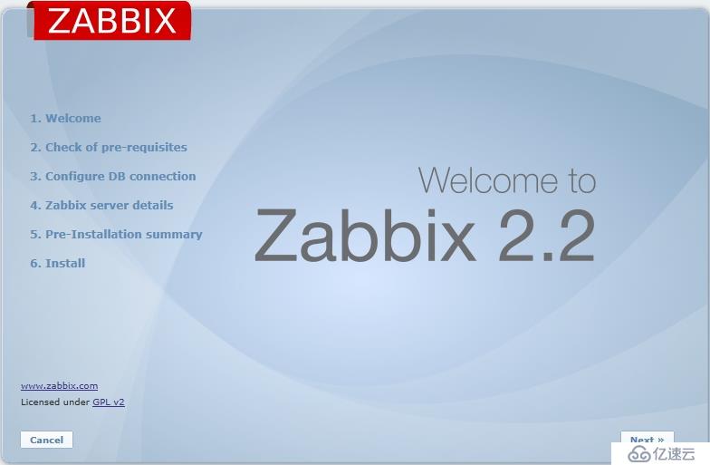 Zabbix安装(三)：Web页面初始化