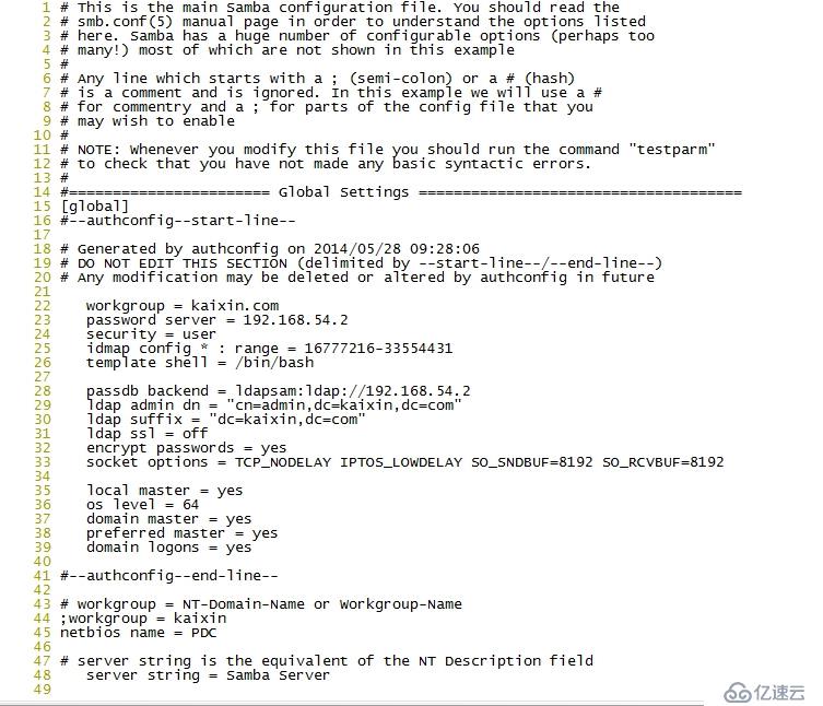 配置openldap+samba做pdc域+dns+phpldapadmin