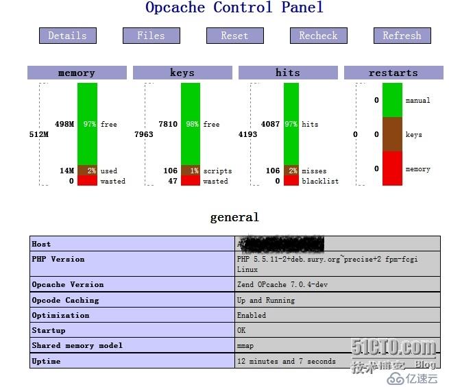 ubuntu下php5.5啟用opcache緩存功能