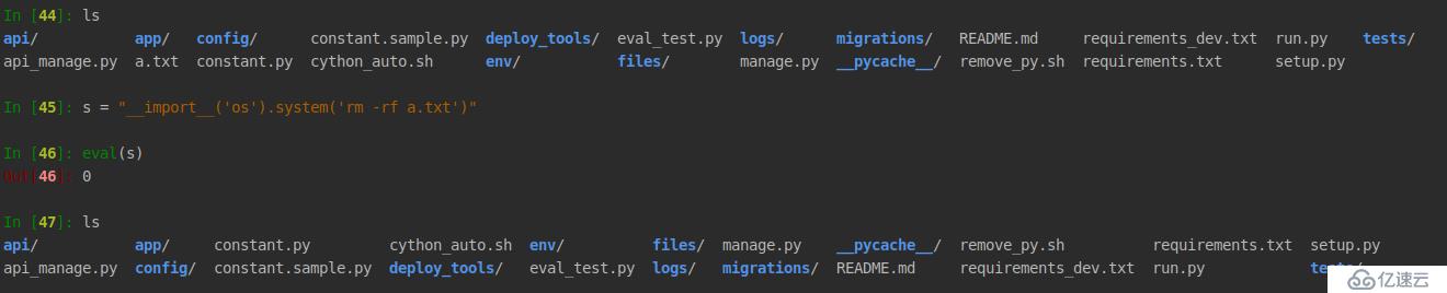 python中eval不安全功能实验