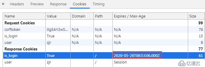 Django设置Cookie的过期时间expires, max_age的格式