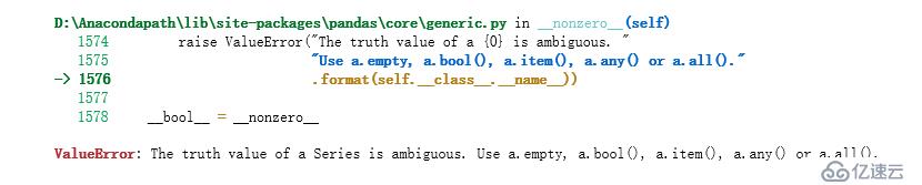 Python的DataFrame多个条件过滤错误