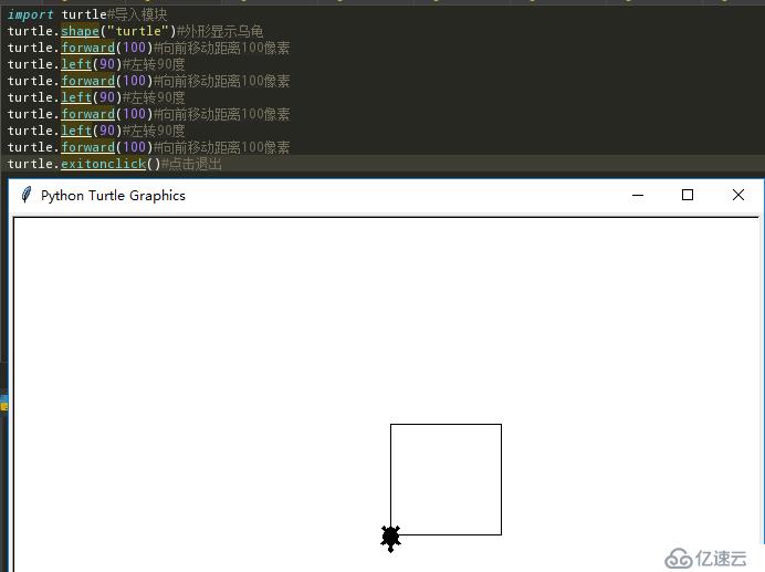 通过海龟绘图学习Python-01