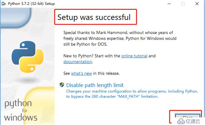 Win10 安装Python3.7