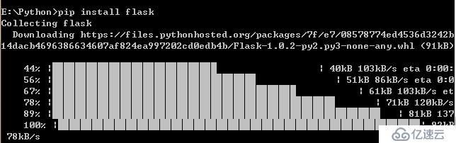 python安装flask