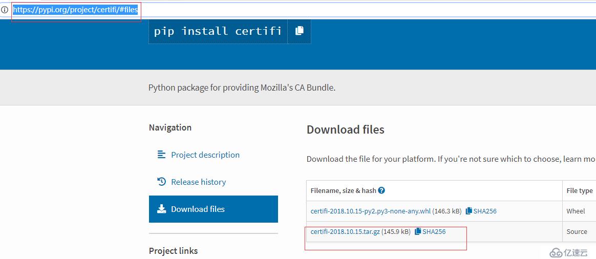 ModuleNotFoundError: No module named 'certifi'问题