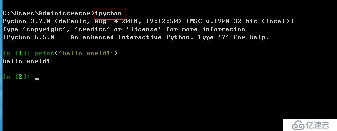 Anaconda3启动ipython的几种方式