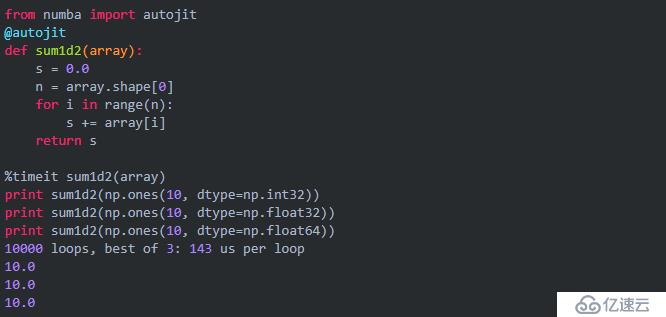 一行代码让 Python 的运行速度提高100倍