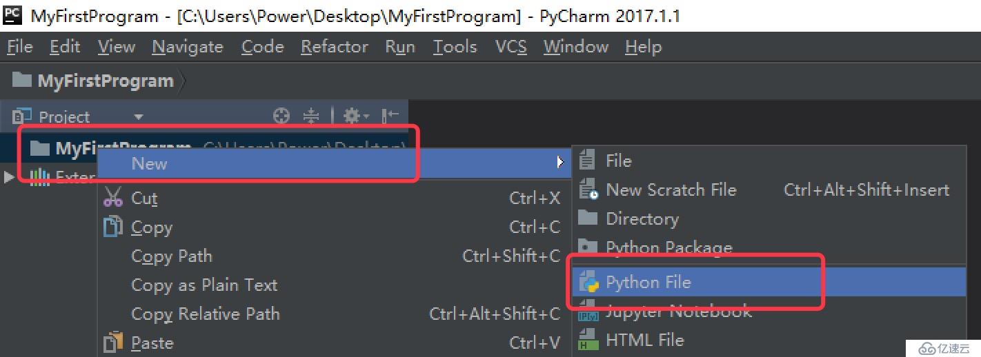 使用Pycharm编写第一个python程序
