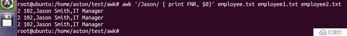 shell 之 AWK（八）