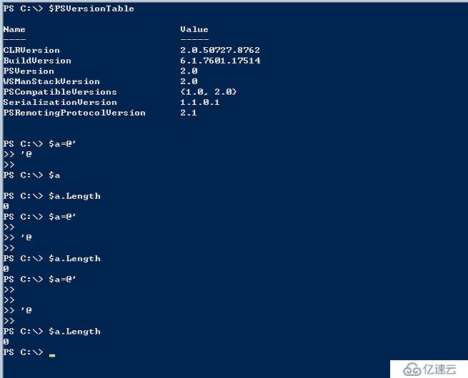 Powershell Here String 中換行在不同版本中的行為表現(xiàn)