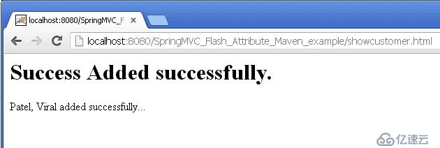 Spring MVC Flash Attribute 的讲解与使用示例