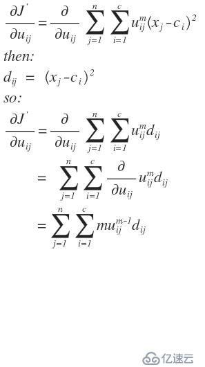 模糊c均值聚类和k-means聚类的数学原理