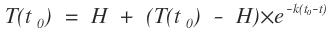 基于牛顿冷却定律的时间衰减函数模型
