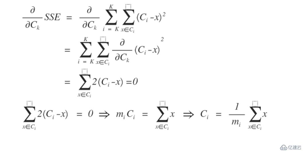 k-means算法原理以及数学知识