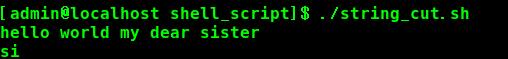 shell腳本：字符串的截取
