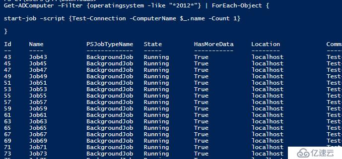 PowerShell 多线程的使用