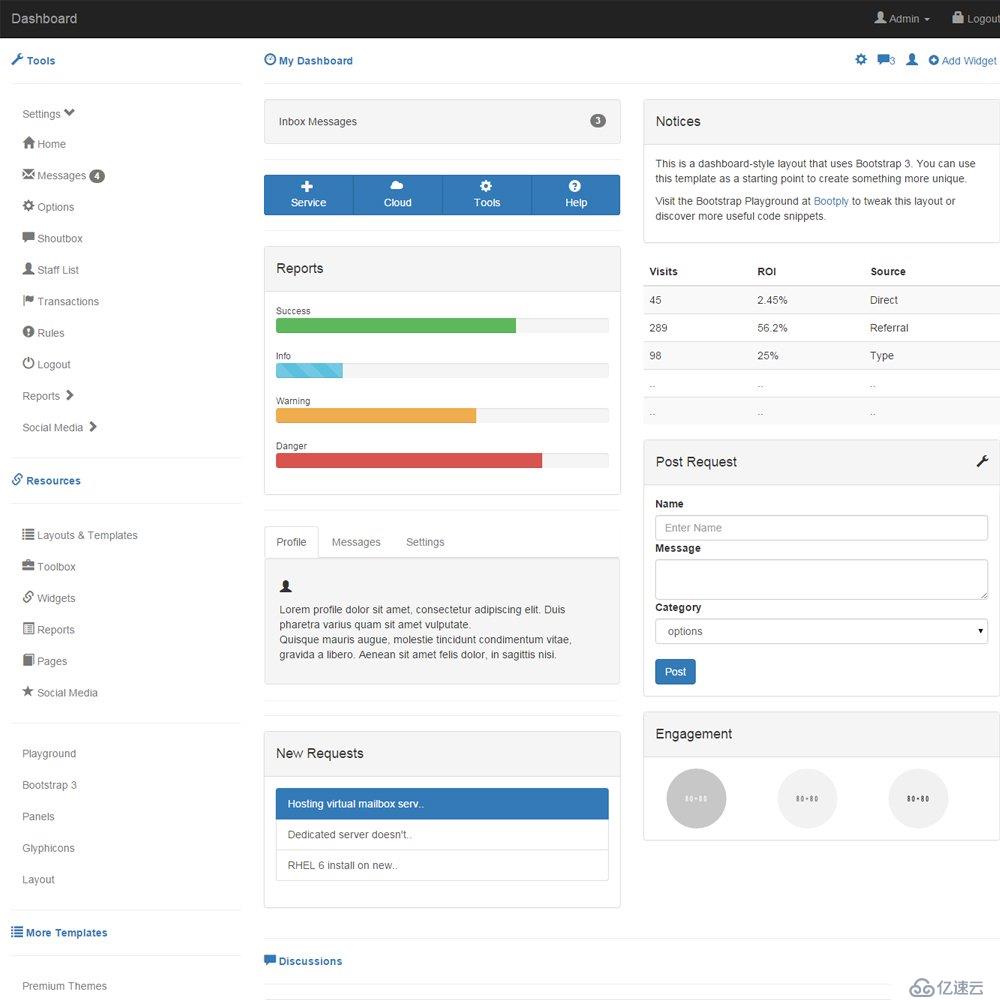 bootstrap——free bootstrap admin dashboard templates