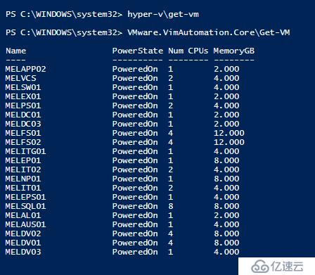 PowerShell CLI如何獲取VM信息