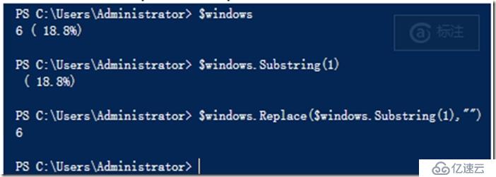 Powershell 技巧 查找一个字符串中的子串