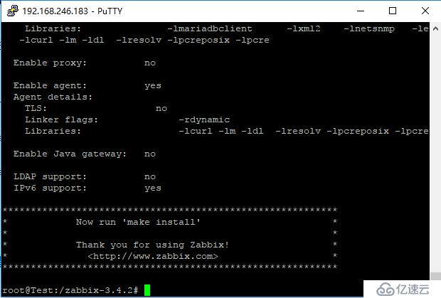 Debian9.2安裝Zabbix3.4.2