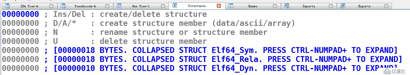 如何使用IDA自定义数据结构？