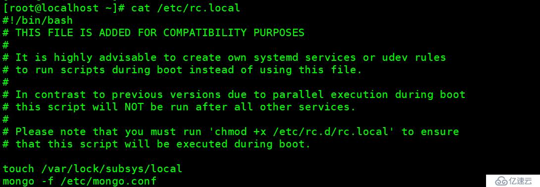 CentOS7中rc.local中的指令不能生效问题。