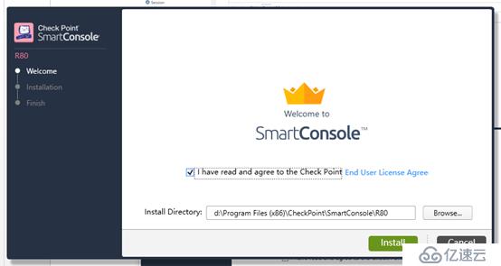 checkpoint R80初始化安装和smartconsole安装