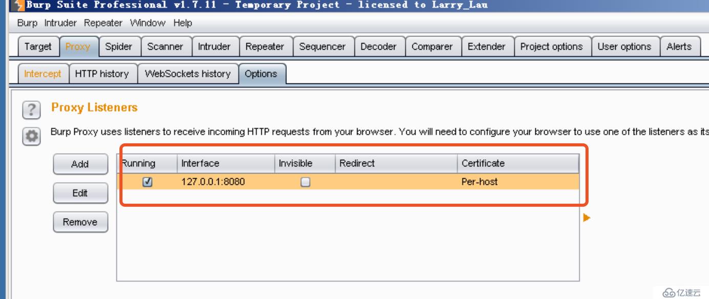 burpsuite 本地抓包配置