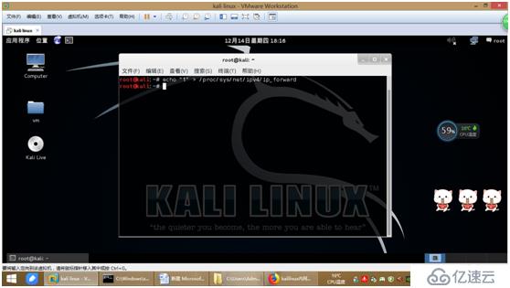 kali linux内网嗅探