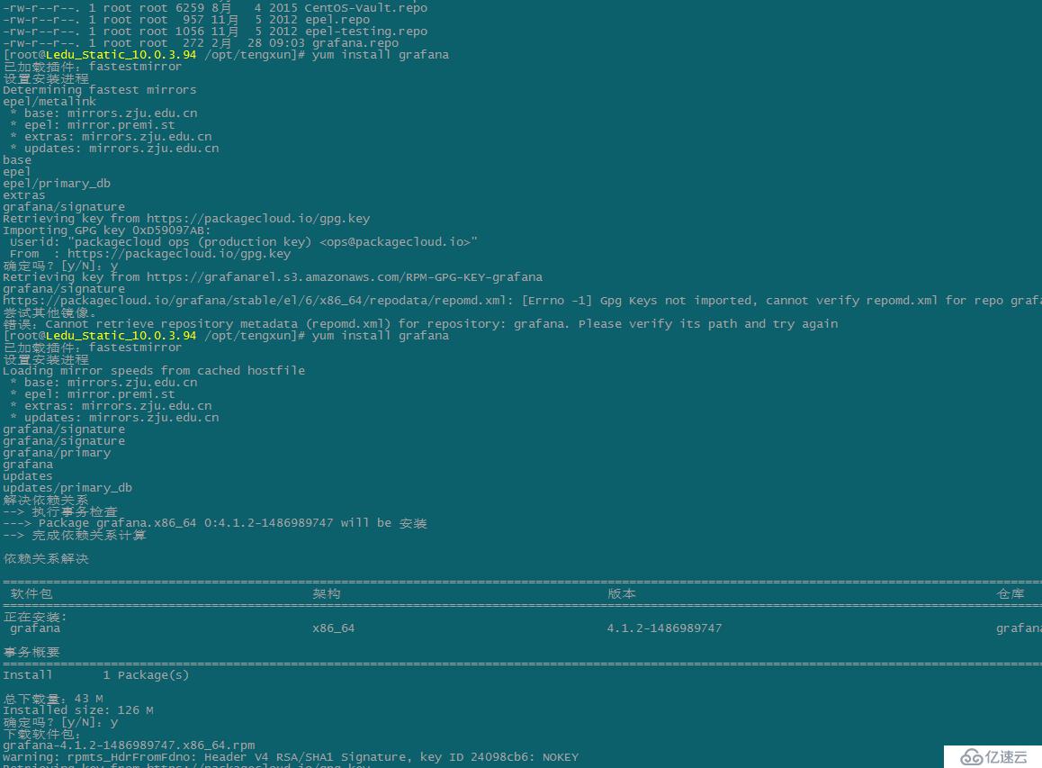 Grafana + Zabbix 