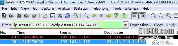 wireshark抓包工具常用筛选命令方法