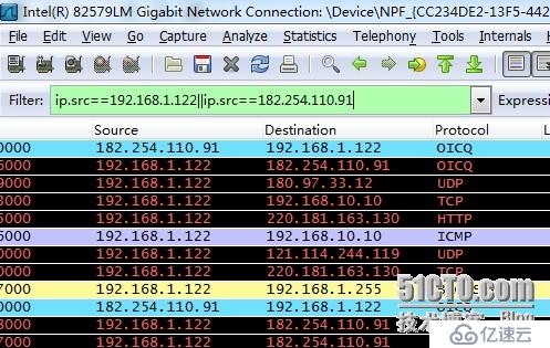 wireshark抓包工具常用筛选命令方法