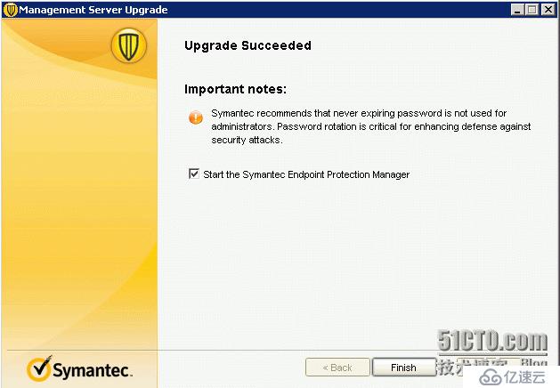 Symantec SBE 版本升级到 EE 企业版 (12.1 RU4 SBE to 12.1 RU6 MP3 EE)