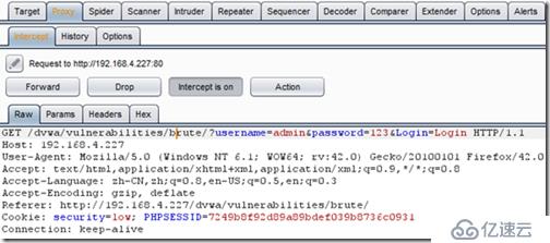 DVWA系列之12 利用Burpsuite进行暴力破解