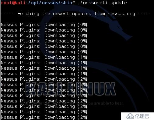 kali——nessus6.5.2安装方法（插件下载失败的解决方法）