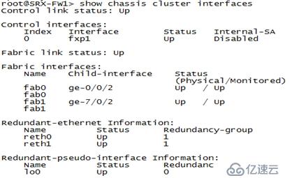 Juniper vSRX防火墙 HA配置