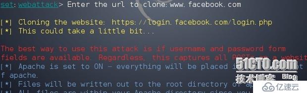 Kali使用setoolkit伪造网页盗取Facebook账号和密码